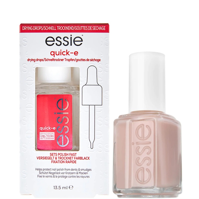 Essie Ballet Slippers Pink Nail Polish and Quick Dry Drops Kit Exclusive (Worth 16.98)