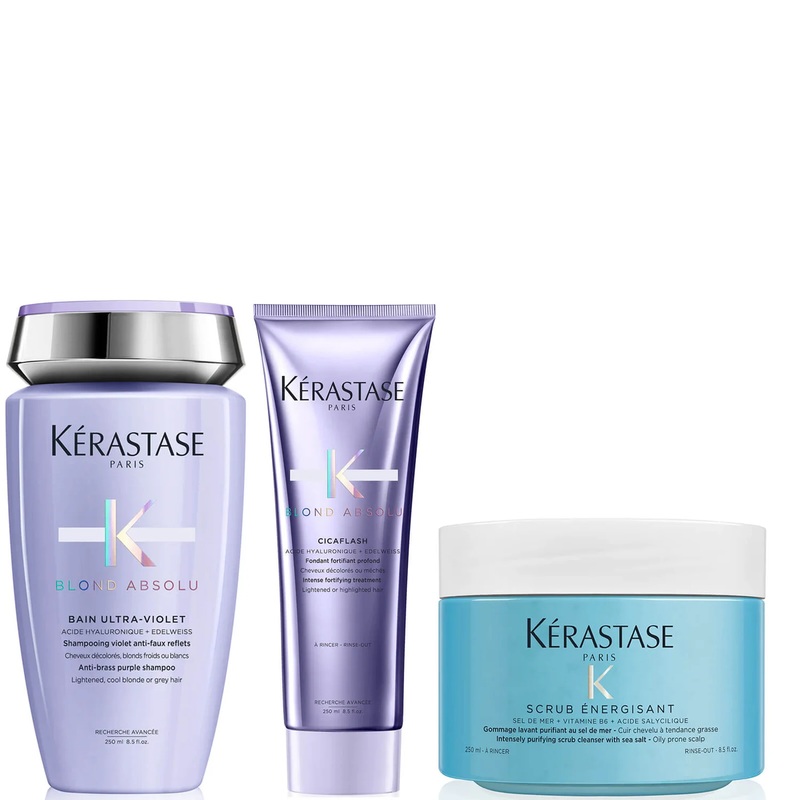 Krastase Blond Absolu and Energising Scrub Trio 250ml
