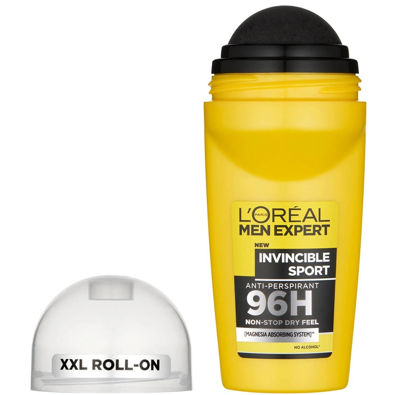L'Oral Men Expert Invincible Sport 96H Roll On Anti-Perspirant Deodorant 50ml