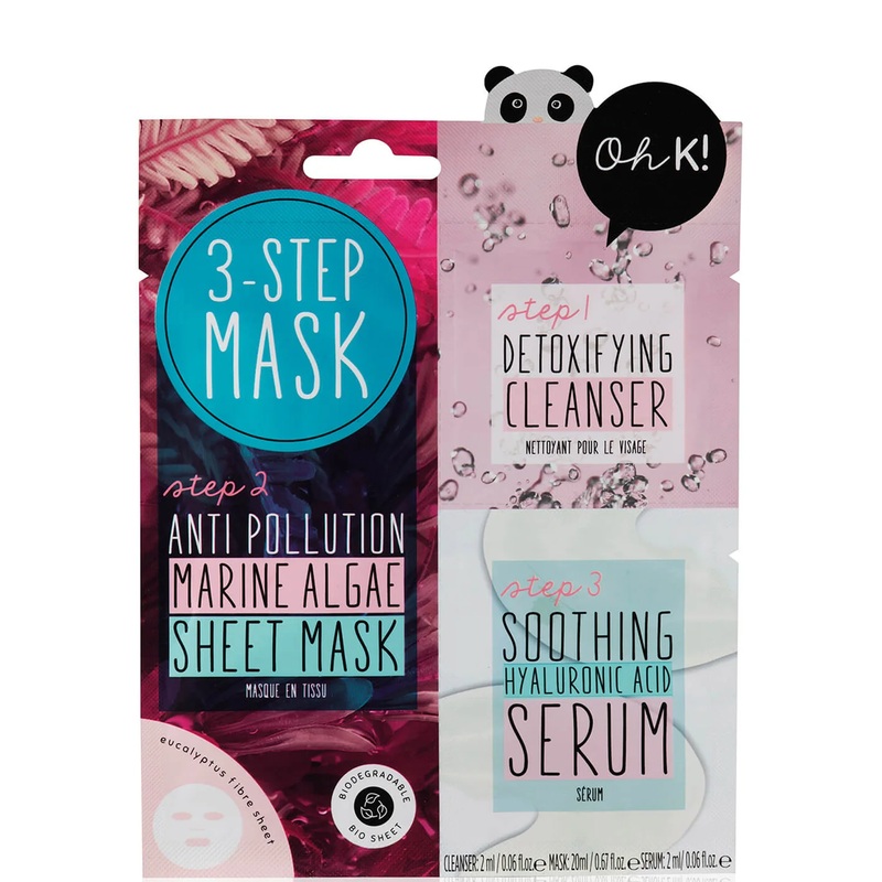 Oh K! 3-Step Anti-Pollution Marine Algae Sheet Mask 24ml