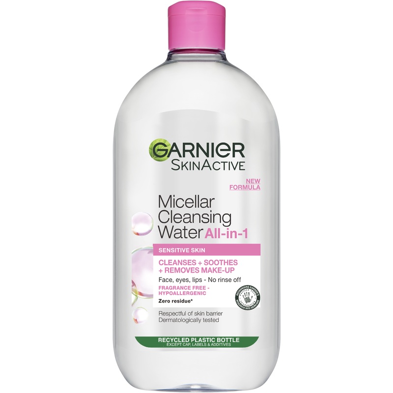 Garnier Micellar Water Facial Cleanser and Makeup Remover forSensitive Skin 700ml