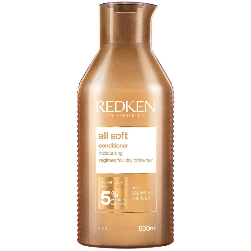 Redken All Soft Conditioner For Dry, Brittle Hair with Argan Oil, Supersize 500ml
