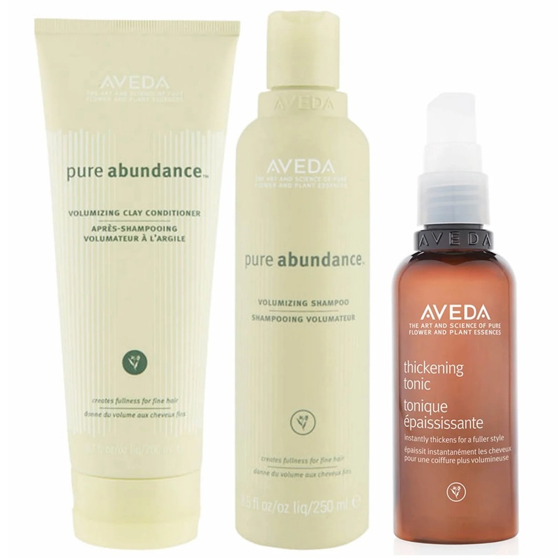 Aveda Pure Ambunance Shampoo, Conditioner and Thickening Tonic Trio (Worth 62.50)