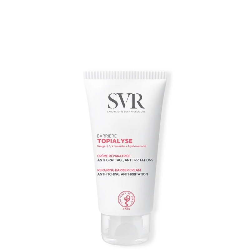 SVR TOPIALYSE Protective Face & Body Anti-Chafing Barrier Cream for Sensitive Skin, 50ml