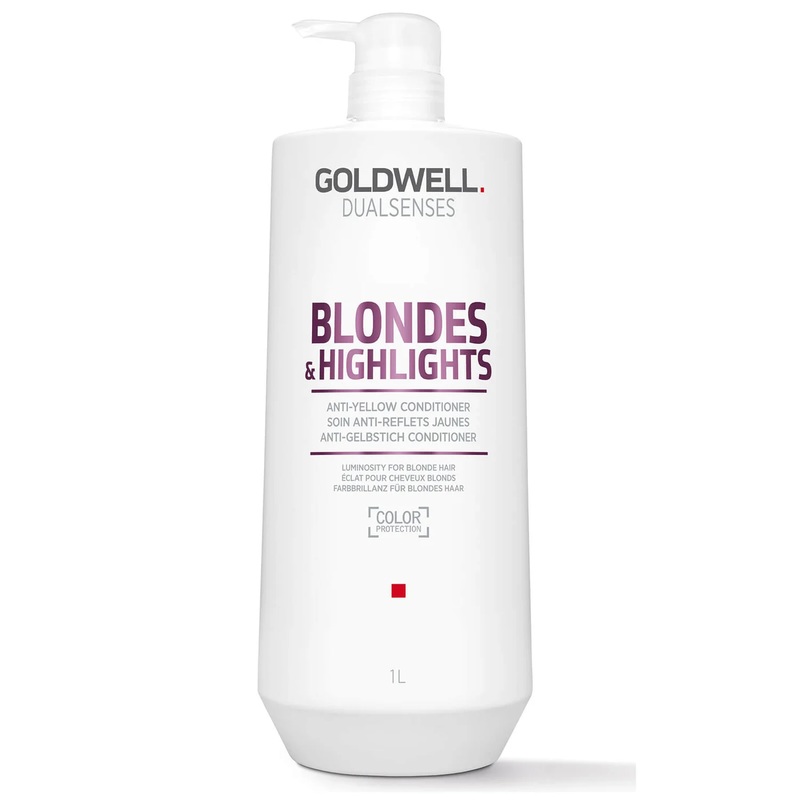 Goldwell Dualsenses Blonde and Highlights Anti-Yellow Conditioner 1000ml (Worth 85)