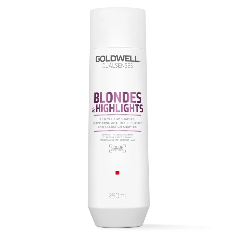 Goldwell Dualsenses Blonde And Highlights Anti-Yellow Shampoo, For Luminosity & Neutralising Unwanted Yellow Tones 250ml