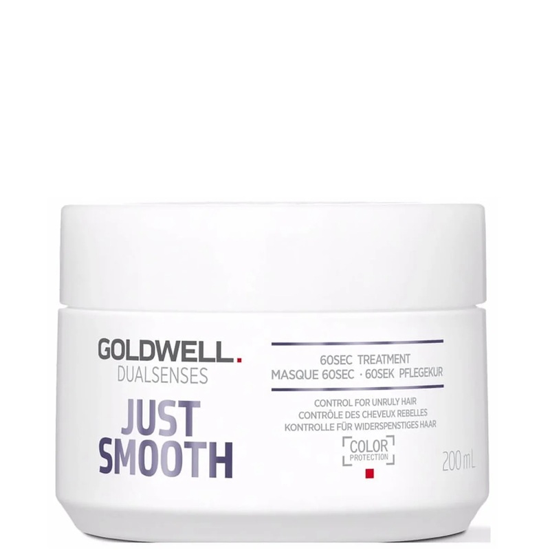 Goldwell Dualsenses Just Smooth 60Sec Treatment Mask 200ml For Smoothing Unruly, Frizzy Hair