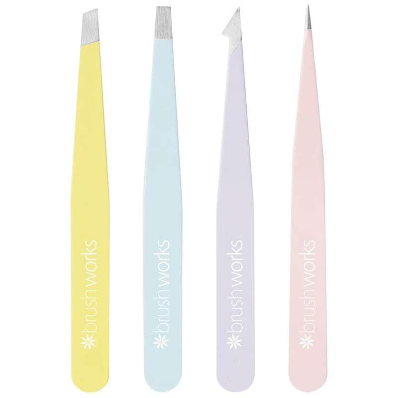 brushworks HD Combination Tweezer Set - Mixed