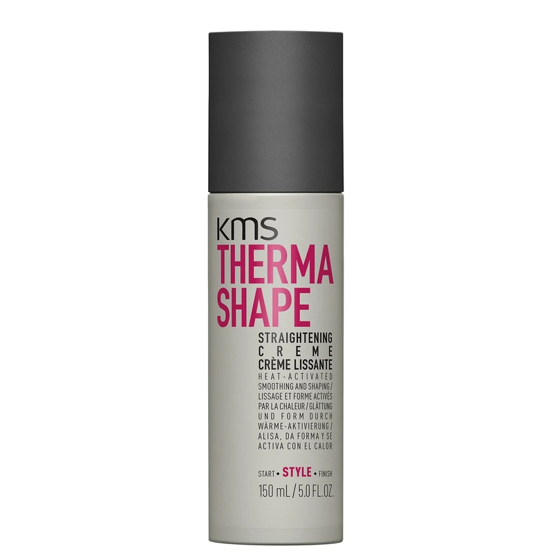 KMS Thermashape Straightening Crme for Smoothing Curly, Medium to Thick, Coarse Hair 150ml