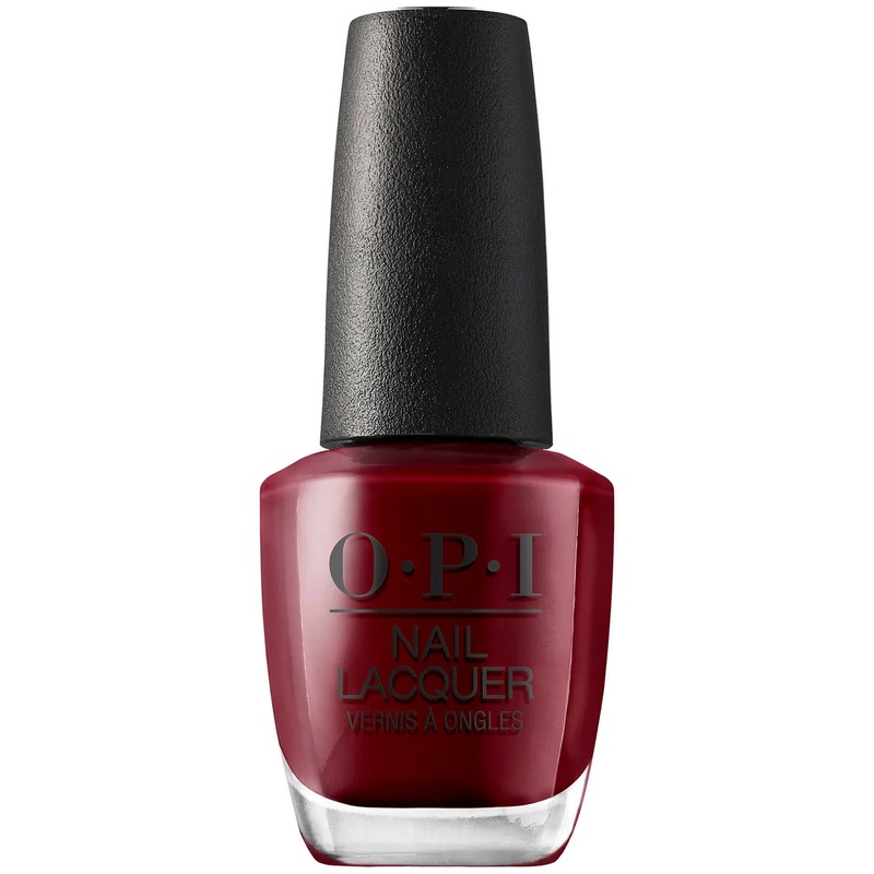 OPI Nail Lacquer Dark Red Nail Polish - We The Female 15ml