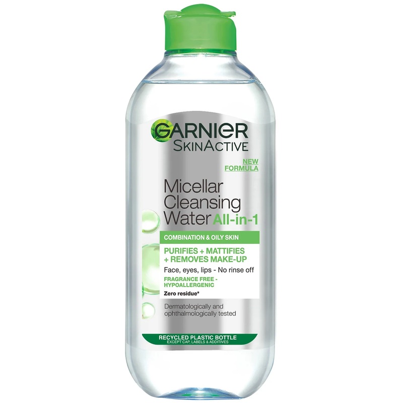 Garnier Micellar Water Facial Cleanser and Makeup Remover forCombination Skin 400ml