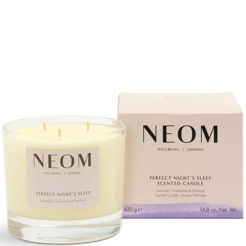 NEOM Wellbeing Perfect Nights Sleep Scented 3 Wick Candle