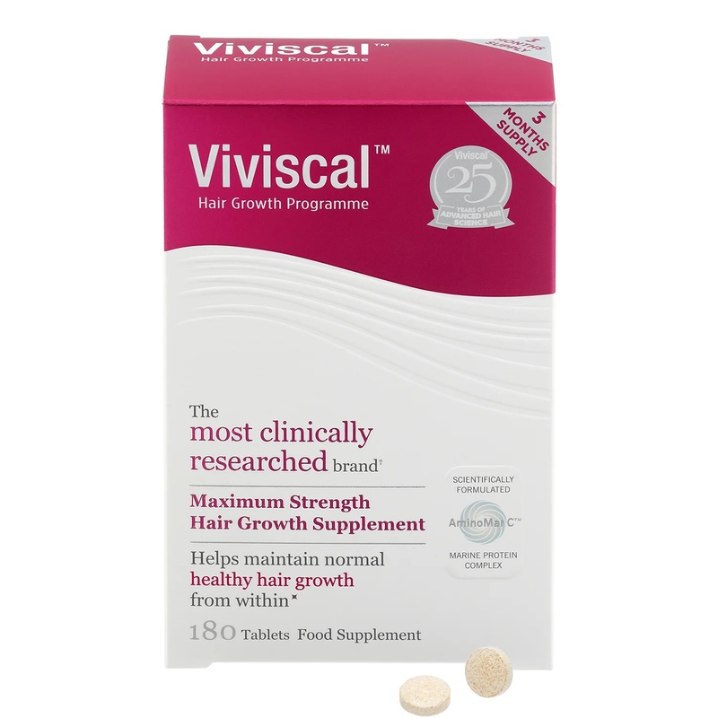 Viviscal Biotin and Zinc Hair Supplement Tablets for Women - 180 Tablets (3 Month Supply)