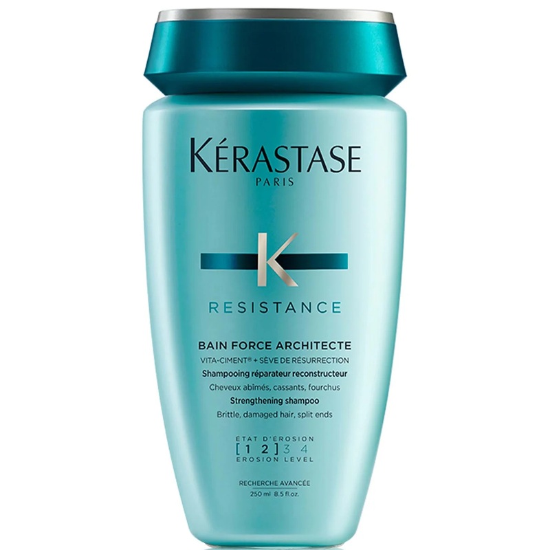 Krastase Resistance Force Architecte Daily Strengthening Shampoo for Damaged, Brittle Hair with Vita-Ciment Complex 250ml